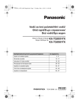Panasonic KXTG8561FX Instrucțiuni de utilizare
