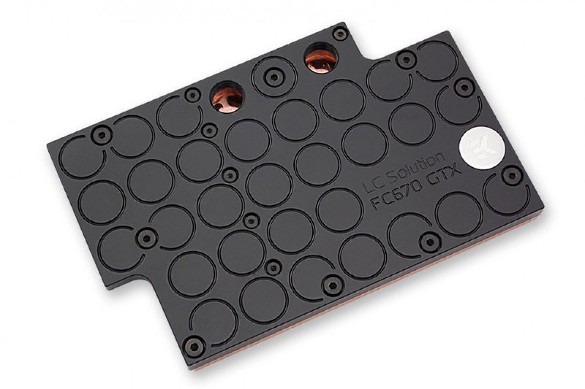 EK-FC670 GTX Backplate - Black