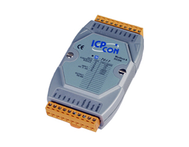 M-7018Z - 10 Channel Voltage & Current Thermocouple Input Data Acquisition Module, High Over Voltage Protection & Cable