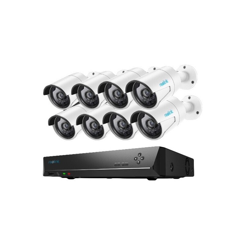 Security Camera System PoE 4K 8 Channel NVR Kit,