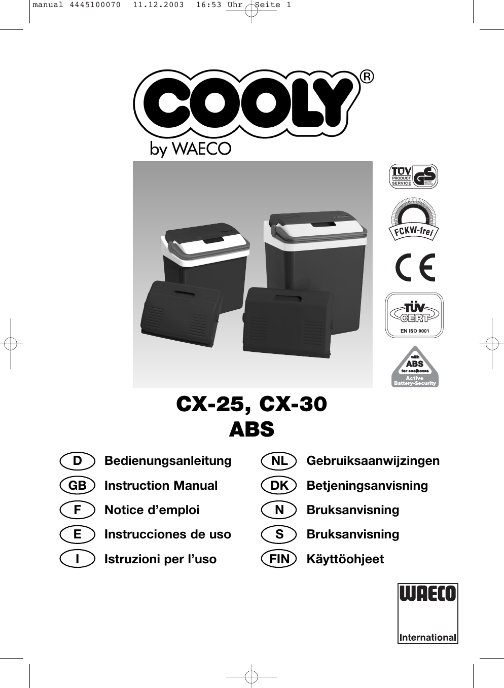 Waeco Cooly CT25ABS