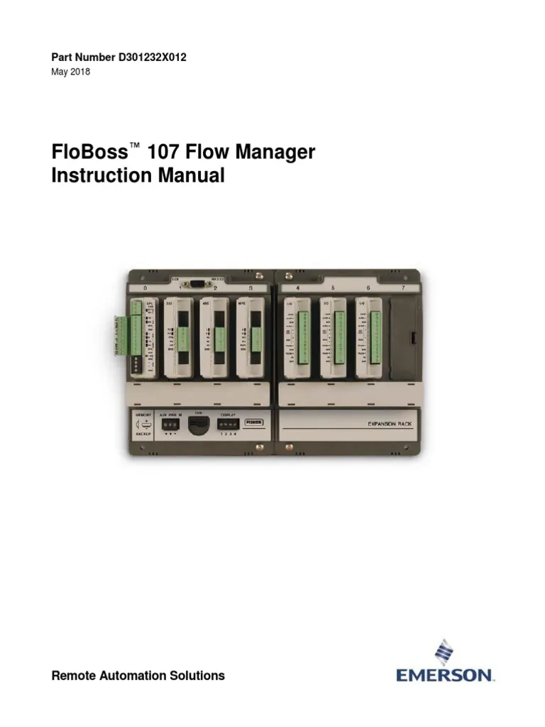 FloBoss 107 Flow Manager