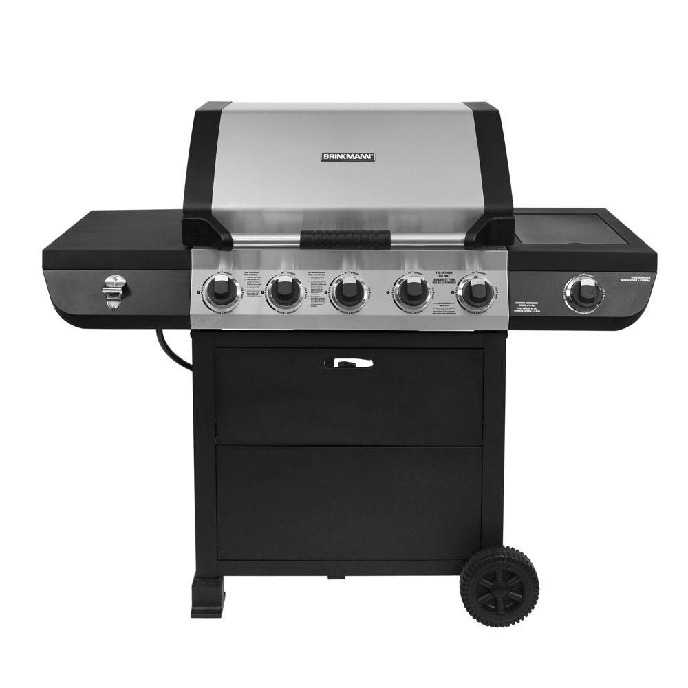 5 Burner Gas Grill with Smoker