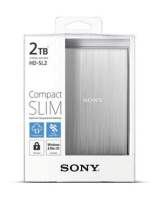 Sony 2.5 BACKUP 1TB SILV USB3 Manual de utilizare