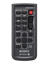 Sony RMT-DSLR2 Manual do usuário