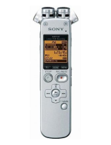 Sony ICD SX712 Guía de inicio rápido