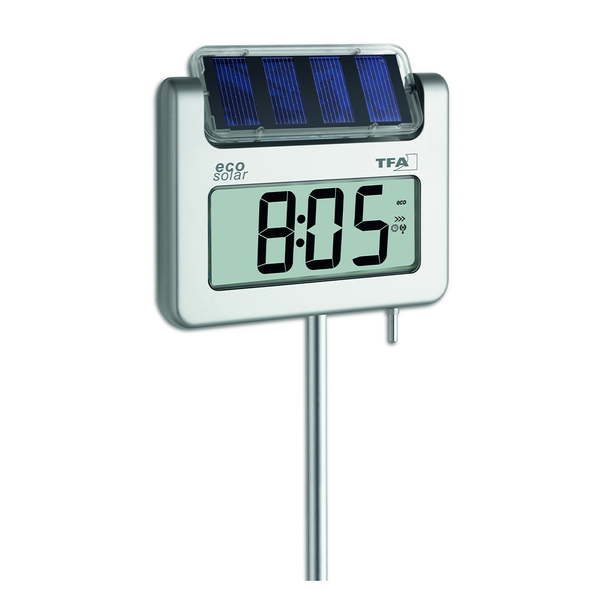 Digital Garden Thermometer with Solar Powered Display Lighting AVENUE