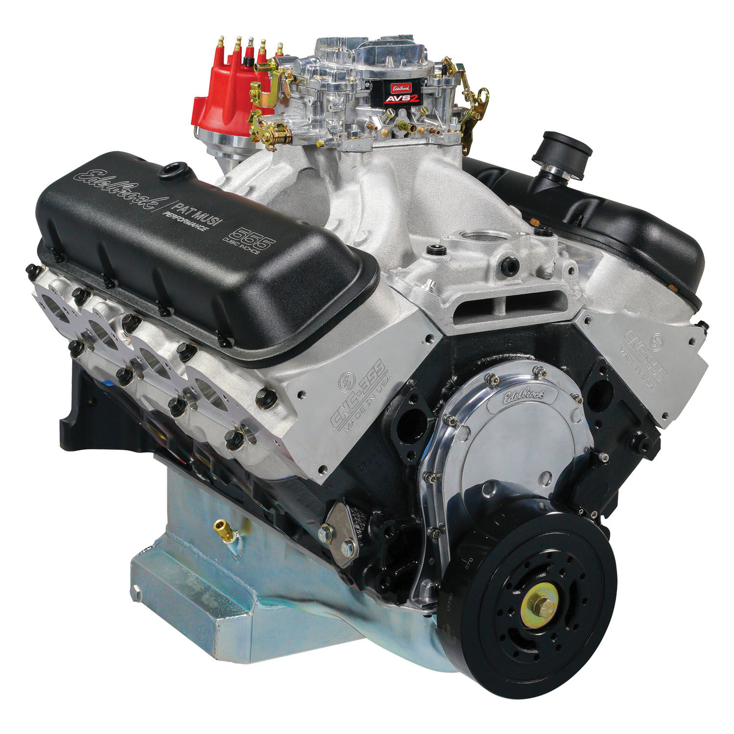 Edelbrock/Musi 555 carbureted Crate Engine