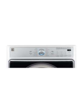 Kenmore Elite 9.0 cu. ft. Electric Dryer - White Owner's manual