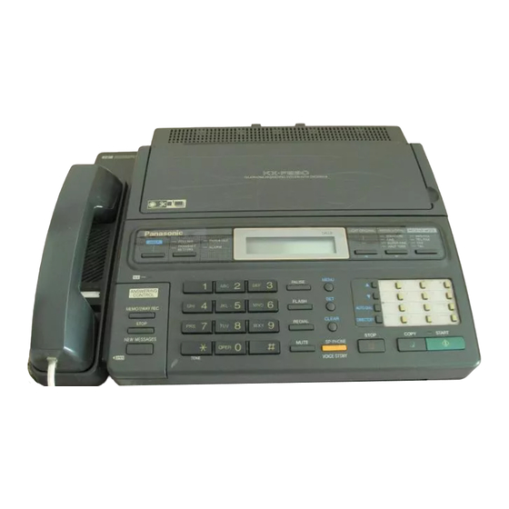 Fax Machine KX-F2581NZ