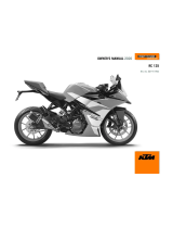 KTM オーナーズマニュアル RC125 2015式 取扱説明書 KTM RC 125 取扱説明書
