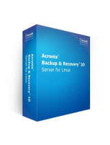 ACRONISBackup & Recovery 10 Server for Linux