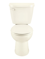 GerberMaxwell 1.6 gpf 14" Rough-In Two-Piece Elongated ErgoHeight Toilet