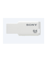 Sony USM64GM Uživatelský manuál
