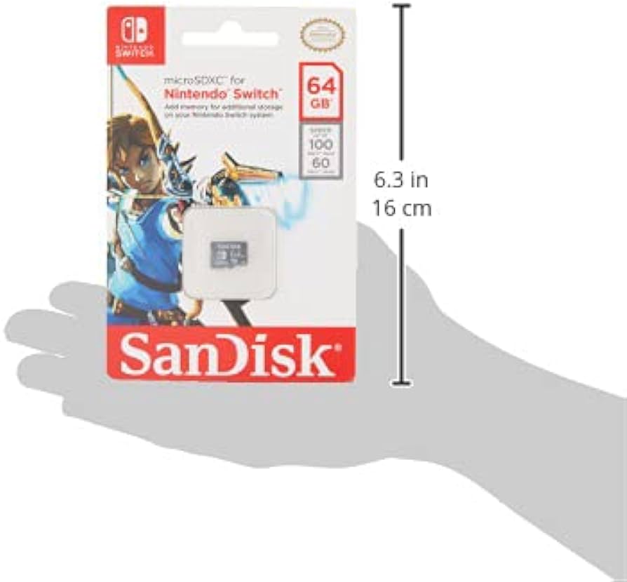 64Gb for Nintendo Switch (SDSQXAT-064G-GN6ZA)