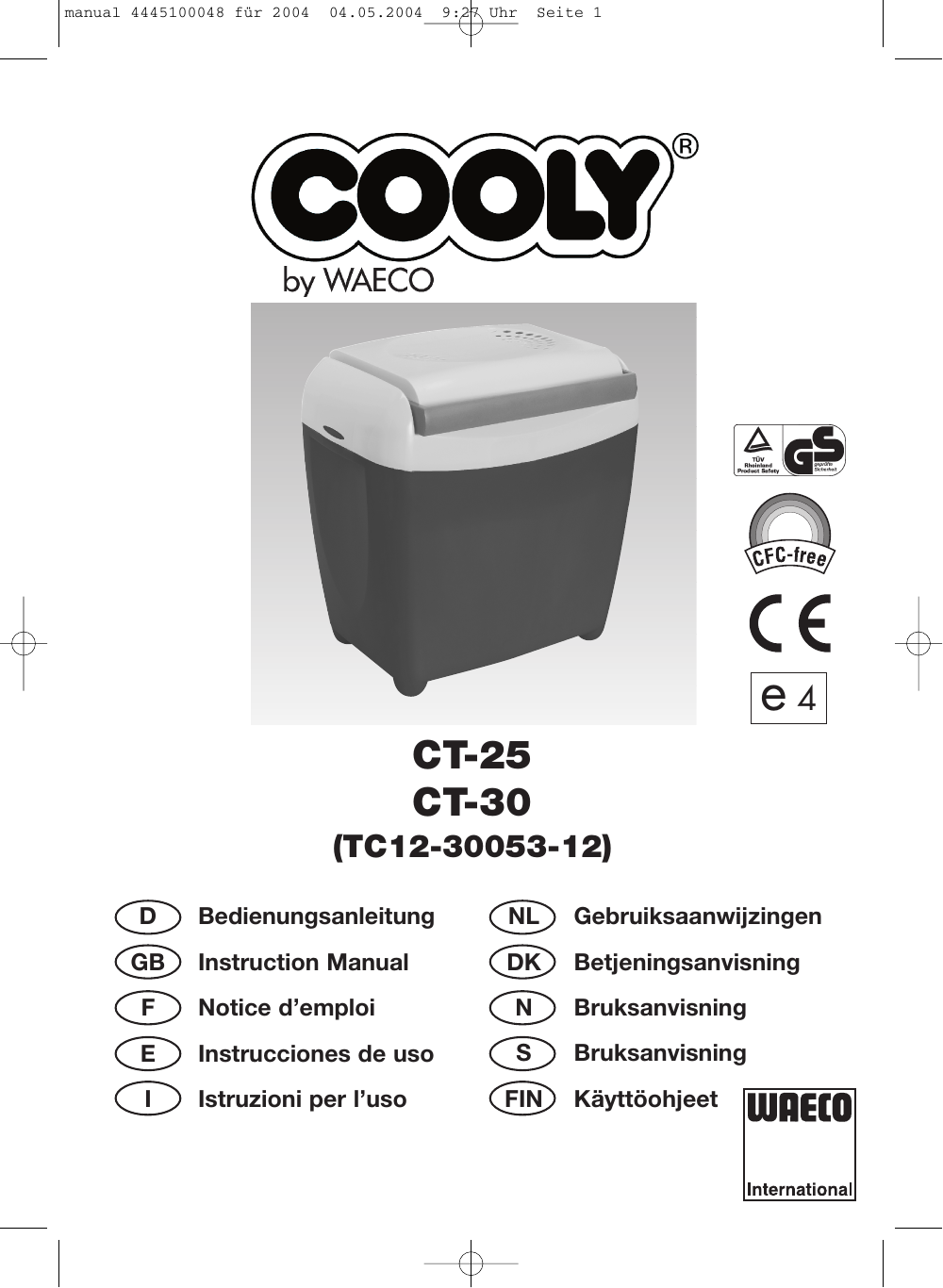 Cooly CT-25-12/230