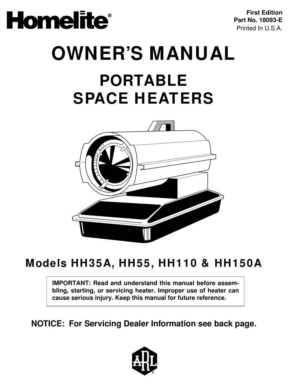 Electric Heater HH110 & HH150A