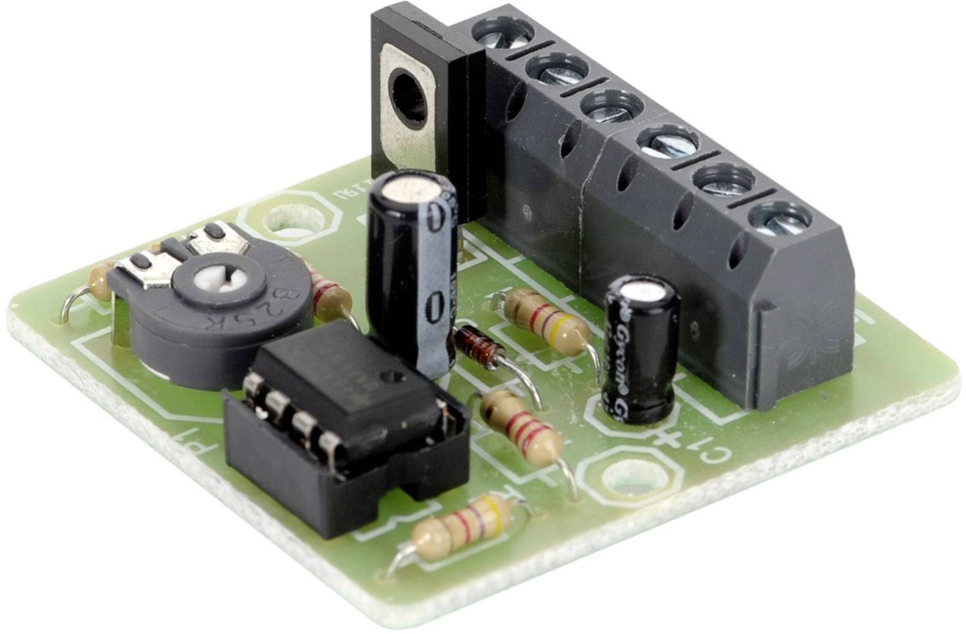 Temperature-dependent fan controller Assembly kit 12 V DC 20 up to 70 °C