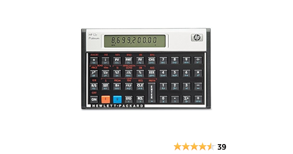 12C Platinum Financial Calculator