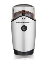 Hamilton Beach Coffee Grinder User manual