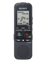Sony ICD-PX312 Návod na používanie