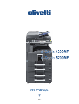 Olivetti d-Copia 4200MF and 5200MF Owner's manual