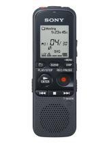 Sony ICD-PX312F Användarguide