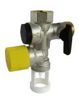 SomathermGroupe de sécurité anti-calcaire NF 20x27 pour chauffe-eau alimentation verticale Diall