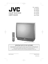 JVC AV-36260 User manual