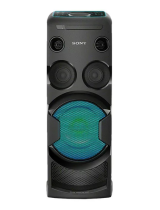 Sony MHC-V50D Användarguide