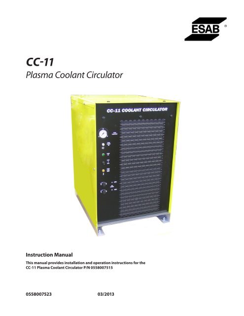 PCC-10 Plasma Coolant Circulator