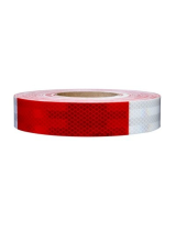 3MDiamond Grade™ Conspicuity Markings 983-32, Red/White, 25000781, Wabash Logo, Kiss-cut every 18 in, 2 in x 50 yd
