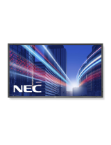 NEC MultiSync P801 Instrukcja obsługi