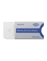 Sony MSAC-M2 Handleiding