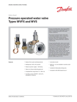 Danfoss Pressure operated water valve, type WVS 32-100 Guide d'installation