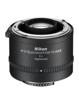 Nikon AF-S Teleconverter TC-20E III Uživatelský manuál