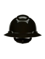 3MFull Brim Hard Hat H-802R, Yellow 4-Point Ratchet Suspension, 20 EA/Case