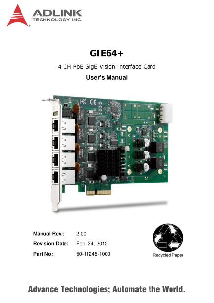 PCI-6216-GL Series