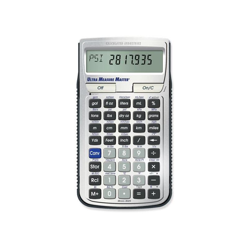 Ultra Measure Master Calculator 8025