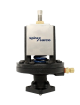Spirax SarcoSA121, SA122, SA123, SA128 and SA1219 Self-acting Temperature Control Systems (Knob Adjustment)