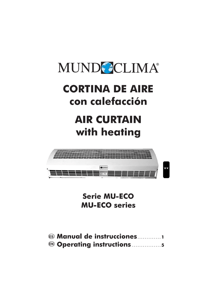 Series MU-ECO GC “Superficial Air Curtain Great Air Flow”
