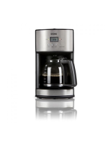 Domo Timer-Kaffeeautomat 1,8L, Edelstahl de handleiding