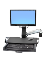 ErgotronStyleView Sit-Stand Combo Arm with Worksurface