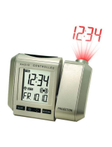 La Crosse Technology RADIO CONTROLLED PROJECTION CLOCK WITH DIGITAL THERMOMETER User manual