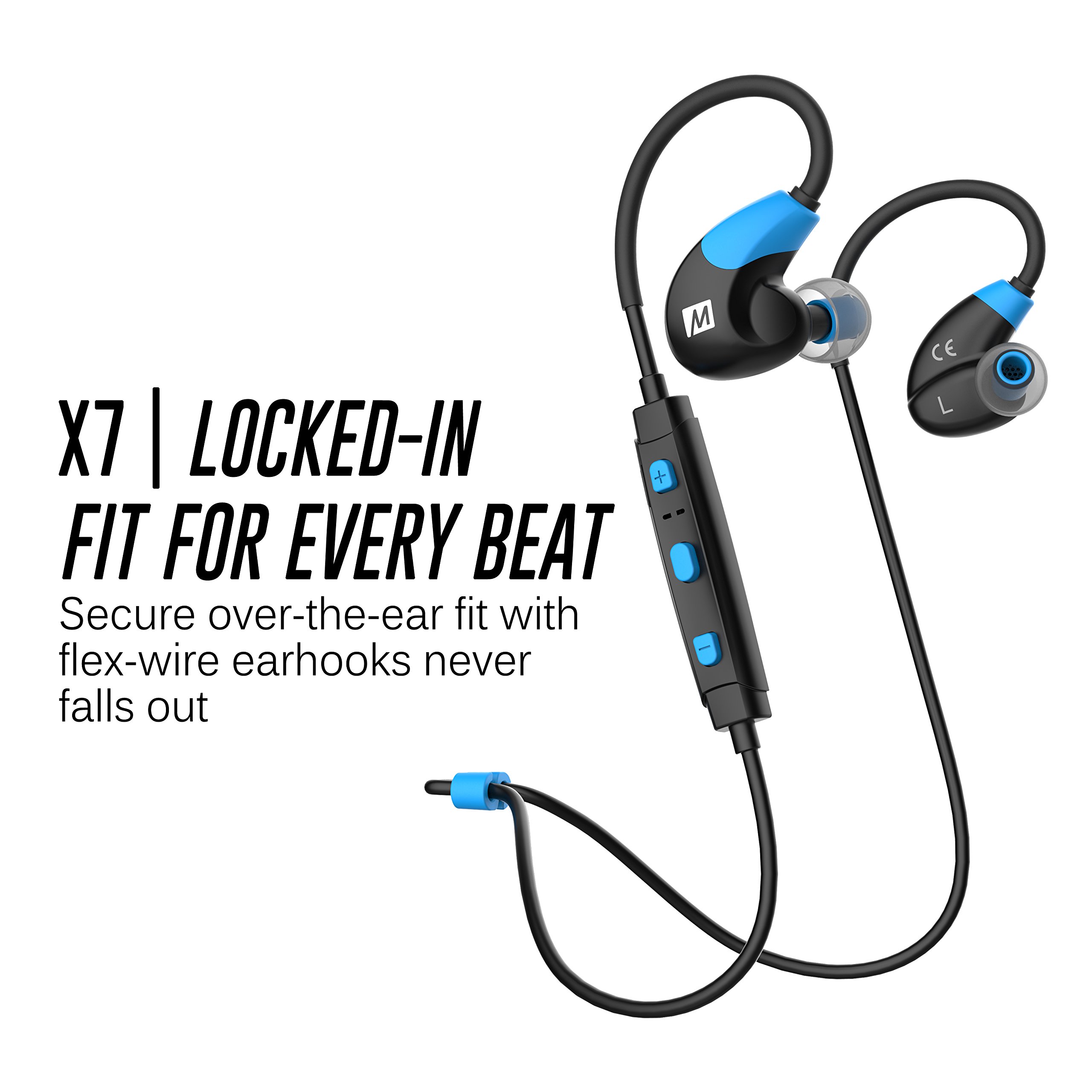 Stereo Bluetooth Wireless Sports In-Ear Headphones X7