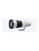 Sony SEL400F28GM Operating instructions