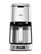 AEG KF7800 Digital Filter Coffee Machine Bedienungsanleitung