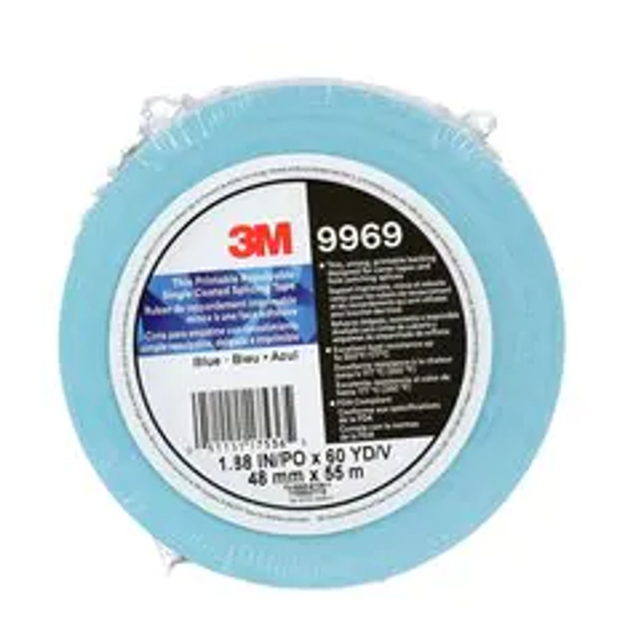 Thin Printable Repulpable Single Coated Splicing Tape 9969W