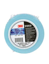 3MThin Printable Repulpable Single Coated Splicing Tape 9969B