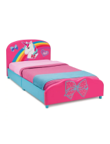 Delta ChildrenDC Super Hero Girls Upholstered Twin Bed
